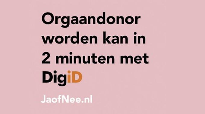 donorregistratie met digid